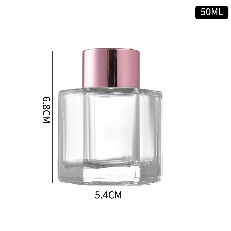 Wholesale Luxury High Quality 50ml 120ml Reed Diffuser Glass Bottle Empty Perfume Bottle for Cosmetic