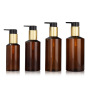Wholesale High Quality 100lml Plastic Bottles Amber Plastic Bottles with Pump Spray  for Cosmetic
