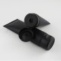 Wholesale Matte Black 150G 200G Plastic Tubes for Cosmetics Eye Cream Lotion Hand Cream Packaging with Screw Cap MOQ 100pcs
