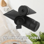 Wholesale Matte Black 150G 200G Plastic Tubes for Cosmetics Eye Cream Lotion Hand Cream Packaging with Screw Cap MOQ 100pcs