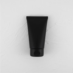 Wholesale Matte Black 150G 200G Plastic Tubes for Cosmetics Eye Cream Lotion Hand Cream Packaging with Screw Cap MOQ 100pcs