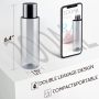 200ML/6.8OZ Double Leak Proof Travel Size Containers for Shampoo, Lotion, Body Wash, Refillable Empty Travel Bottles