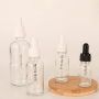 Cosmetic Packaging 10ml 15ml 30ml Glass Bottles Empty Essential Hair Oil Dropper Bottle for Hair Oil