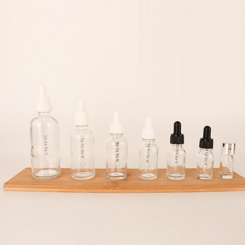 Cosmetic Packaging 10ml 15ml 30ml Glass Bottles Empty Essential Hair Oil Dropper Bottle for Hair Oil