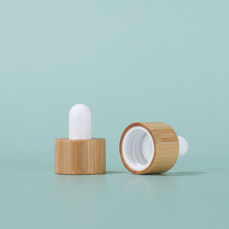 Hot Selling 15ml 30ml 50ml 100ml Empty Essential Oil Glass Dropper Bottle With Bamboo Lids