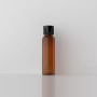 Wholesale Price 2oz Round Pet Amber Blue Plastic Toner Travel Bottles Skincare Packaging With Multiple Stock Colors
