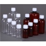 50ml 100ml 150ml 200ml PET Plastic Bottle Empty Liquid Dispenser Bottle 500ml Anti-theft Cap Brown 250ml
