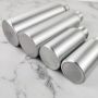 Cosmetic Shampoo Oil 30ml 50ml 100ml Aluminum Metal Bottle with Gold White Black Pump