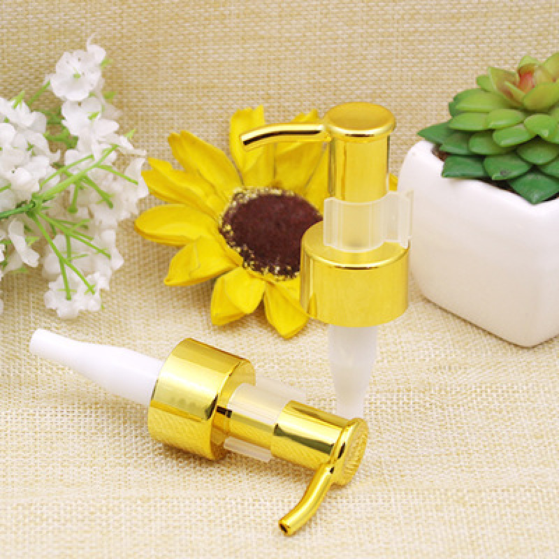 Cosmetic Shampoo Oil 30ml 50ml 100ml Aluminum Metal Bottle with Gold White Black Pump