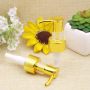 Cosmetic Shampoo Oil 30ml 50ml 100ml Aluminum Metal Bottle with Gold White Black Pump