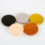 Home Decoration Soy Wax DIY 200ml Dazzling Colorful Candle Jars Cups With Metal Wooden Lids