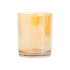 Home Decoration Soy Wax DIY 200ml Dazzling Colorful Candle Jars Cups With Metal Wooden Lids