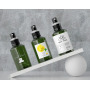 PET Slant Shoulder clear Green Mist Spray Bottle Empty Skincare Lotion Spray Cosmetic Plastic Bottle 50ml 100ml 150ml 200ml
