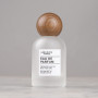 Gift Luxury Perfume Bottle Frosted 30ML Perfume Spray Bottle 50ML Matte Glass Perfume Bottle with Wooden Ball Cap