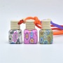 Low Priced Custom Glass Perfume Car Bottle with Wood Cap Crown Sealing Type for Car Use