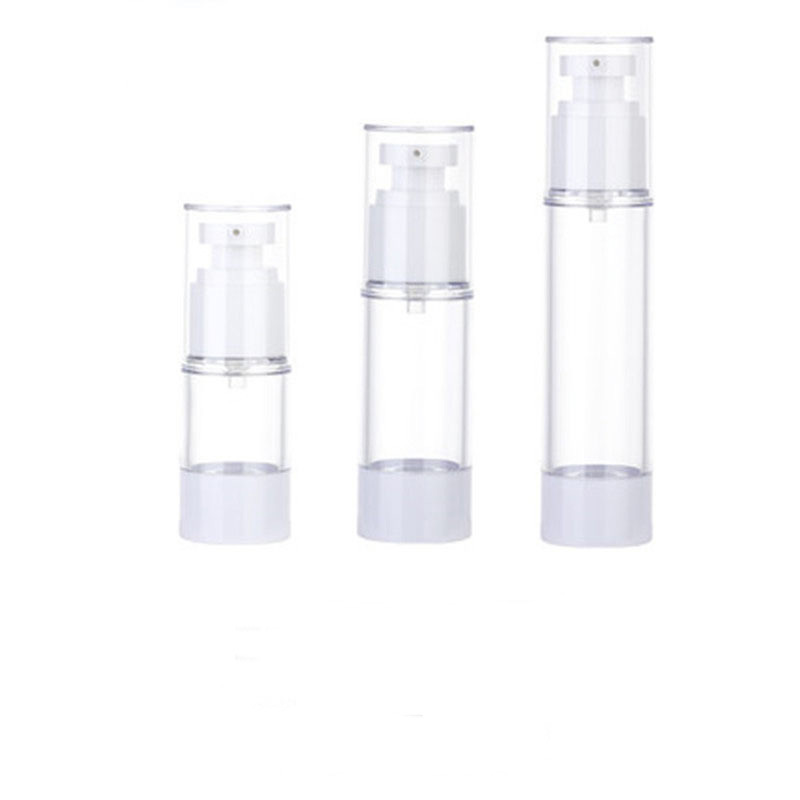 Luxury Empty 20ml30ml50ml Bottle Transparent AS Plastic Airless Lotion Bottle 30ml Bottle with Pump