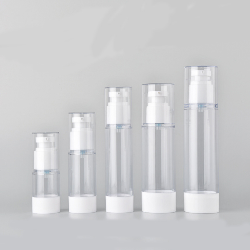 Luxury Empty 20ml30ml50ml Bottle Transparent AS Plastic Airless Lotion Bottle 30ml Bottle with Pump