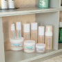 Customizable 120ml Cosmetic Set with Pump Sprayer 100ml Toner Bottles 40ml Lotion Jars 50g Cream Jar Empty Plastic
