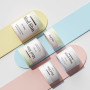 New Arrival Easy Open End 50ml Plastic Jars Round Lip Scrub Jar for Skincare Products With Screen Printing