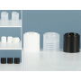 Wholesale 250ml Pet Plastic Round Shoulder Cosmetic Shampoo and Conditioner Bottle