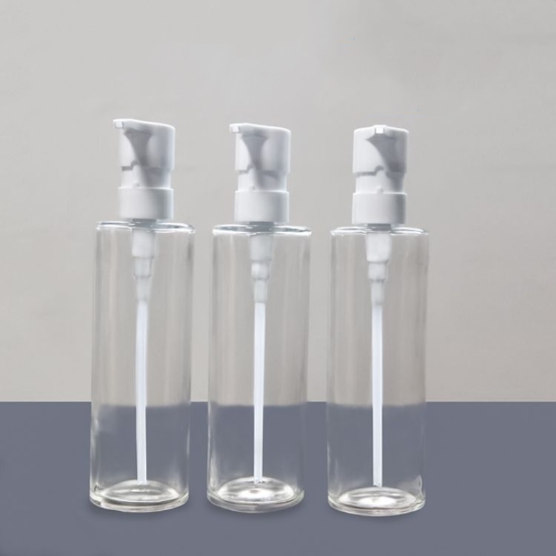 100ML 120ML Body Lotion Bottle Makeup Remover Oil clear Body Lotion Bottle Body Lotion Bottle Packaging