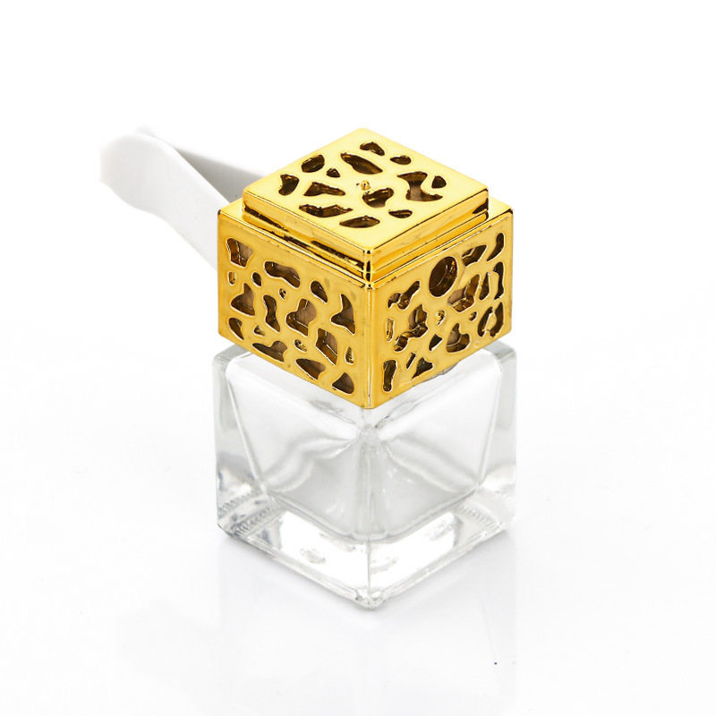 8ml Empty square Car air Conditioner Outlet Vent Clip Perfume Bottle
