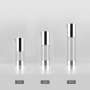 30ml Toner Packaging Cosmetic clear Press Pump Skincare Lotion Bottle with Silver Lid AS Airless Pump Bottles