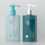 PE Hand Wash Skincare Lotion Bottles Plastic Container Packaging 200ml White Pump Shampoo Cream Bottle
