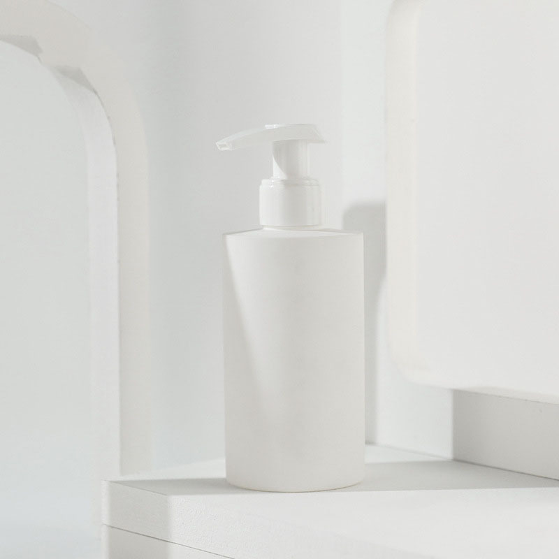 PE Hand Wash Skincare Lotion Bottles Plastic Container Packaging 200ml White Pump Shampoo Cream Bottle