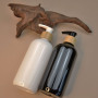 Skincare Packaging PET 350ml Shampoo Bottle Lotion Round Shoulder Plastic 350ml Bamboo Body Lotion Bottle