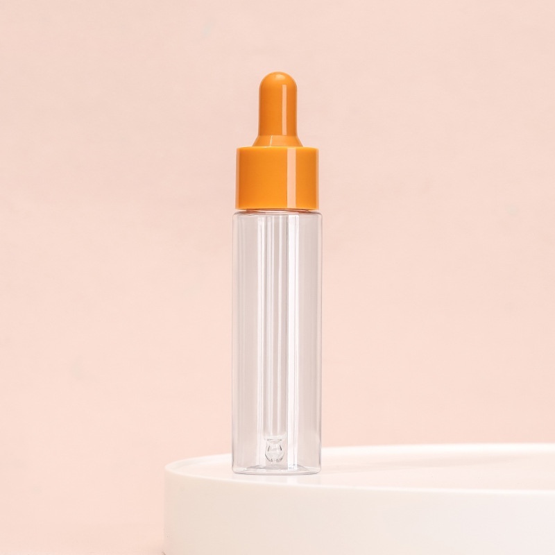 Colorful 30ml Macaron PET Plastic Serum Bottles Thick Empty Small Essential Oil Dropper Bottle