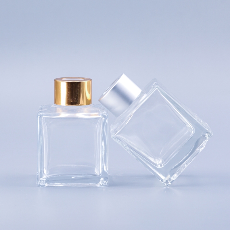 100ml Empty Aroma Diffuser Reed Bottle with Artificial Flower for Home Decor