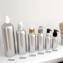 Hot Sale 100ml 120ml 150ml Dispenser Aluminum Lotion Pump Shampoo Bottles