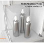 Hot Sale 100ml 120ml 150ml Dispenser Aluminum Lotion Pump Shampoo Bottles