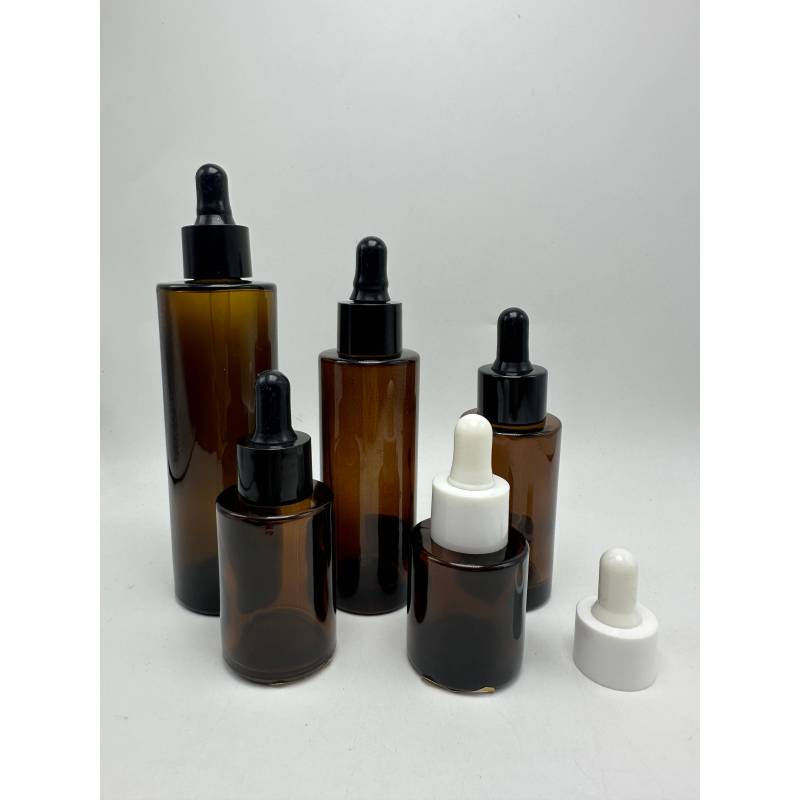 2024 Hot Selling New Arrival Skincare Glass Bottle  60ml  Cylinder Glass Perfume  Bottle Empty for Serum Essential Oil