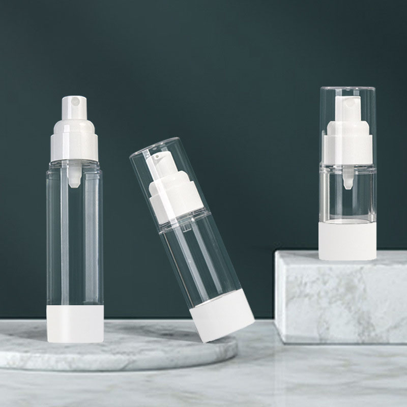 Skincare Packaging 15ml 30ml 50ml Airless Bottle Plastic 100ml Airless Spray Bottle Lotion Bottle Cosmetics Containers