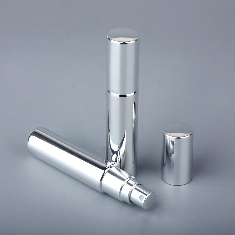Hot Selling Classic Electroplated Gold Black Silver 10ml Perfume Bottle Spray Bottle Glass Spray for Cosmetic