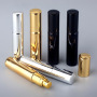 Hot Selling Classic Electroplated Gold Black Silver 10ml Perfume Bottle Spray Bottle Glass Spray for Cosmetic
