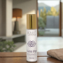 Clear Glass Essential 10ml Bottle Cosmetic Skincare Oil Roll on Bottles with Gold Cap