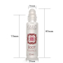 Clear Glass Essential 10ml Bottle Cosmetic Skincare Oil Roll on Bottles with Gold Cap