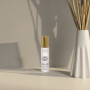 Clear Glass Essential 10ml Bottle Cosmetic Skincare Oil Roll on Bottles with Gold Cap