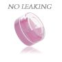 3 Gram Sample Containers with Lids, 25 Count Tiny Sample Jars, Lotion, Powder, Beauty Products(Pink Lids)