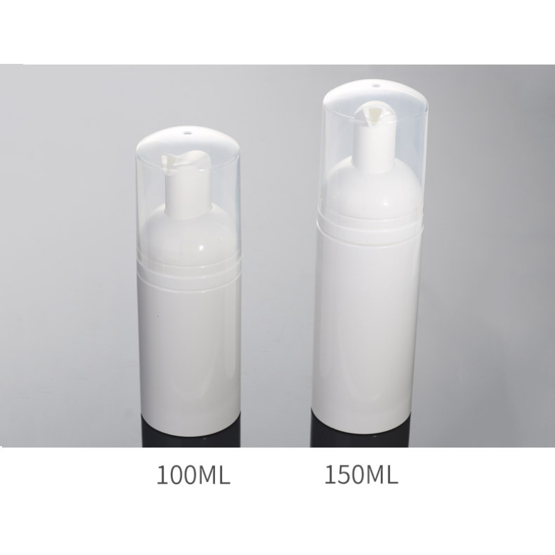 PET Plastic Cosmetic Mousse Bottle with Foam Pump Sprayer