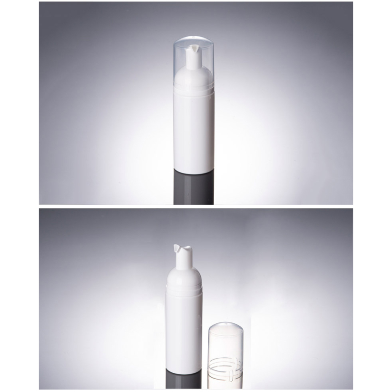 PET Plastic Cosmetic Mousse Bottle with Foam Pump Sprayer