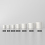 Skincare Cosmetics cosmetic jars 30g 50g White Cream PP Round Plastic Jar  Screw Top for Skin Care Skincare Cosmetics