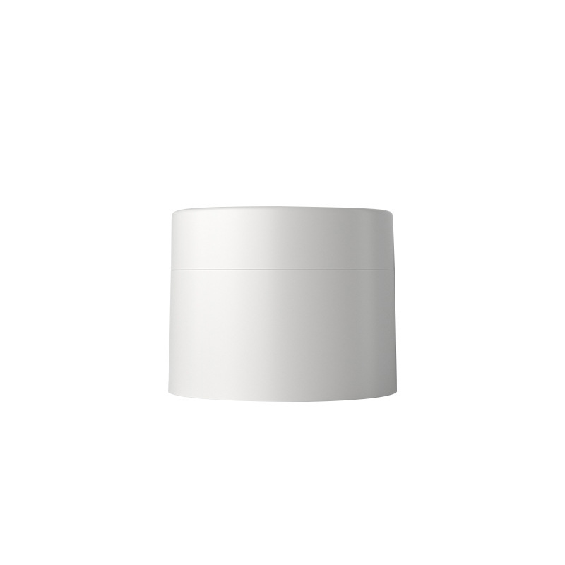 Skincare Cosmetics cosmetic jars 30g 50g White Cream PP Round Plastic Jar  Screw Top for Skin Care Skincare Cosmetics
