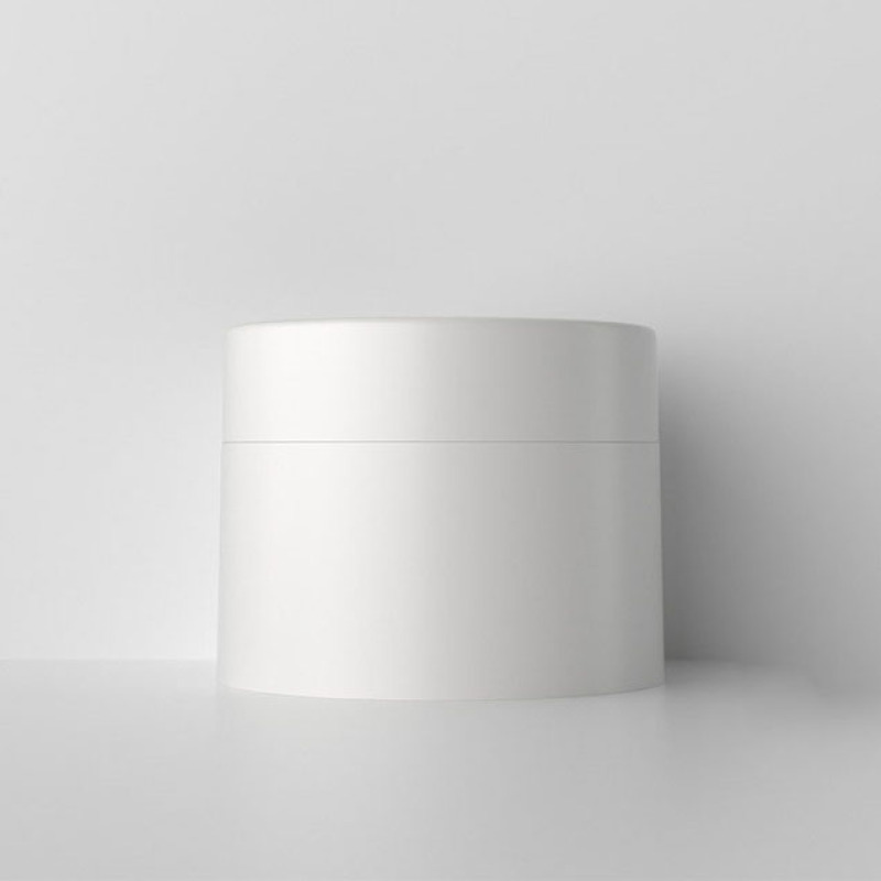 Skincare Cosmetics cosmetic jars 30g 50g White Cream PP Round Plastic Jar  Screw Top for Skin Care Skincare Cosmetics