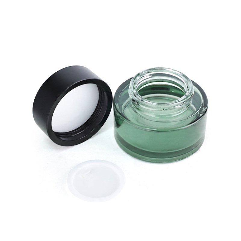 Cosmetic Packing Set 50g 40ml 100ml 120ml 150ml Glass Lotion Bottle with Frosted Lid