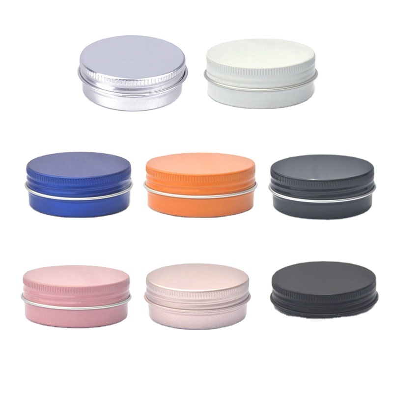30ml Colourful Empty Aluminum Screw Cap Can for Cosmetics & Face Cream Industrial Use