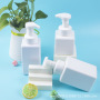 Customizable 250ml/400ml White PET Plastic Empty Press Foam Pump Head Bottle High-End for Shampoo & Lotion